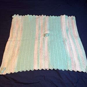 Navy Blue Quilted Blanket